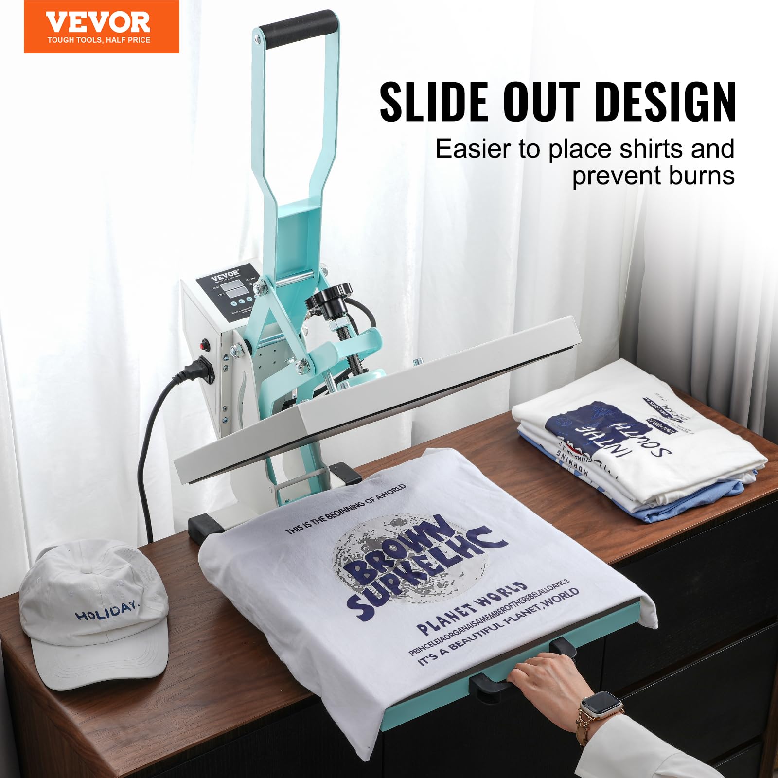 Foto 3 | Máquina De Prensado Térmico Vevor 15x15 Cm Para Sublimación De Camisetas - Venta Internacional.