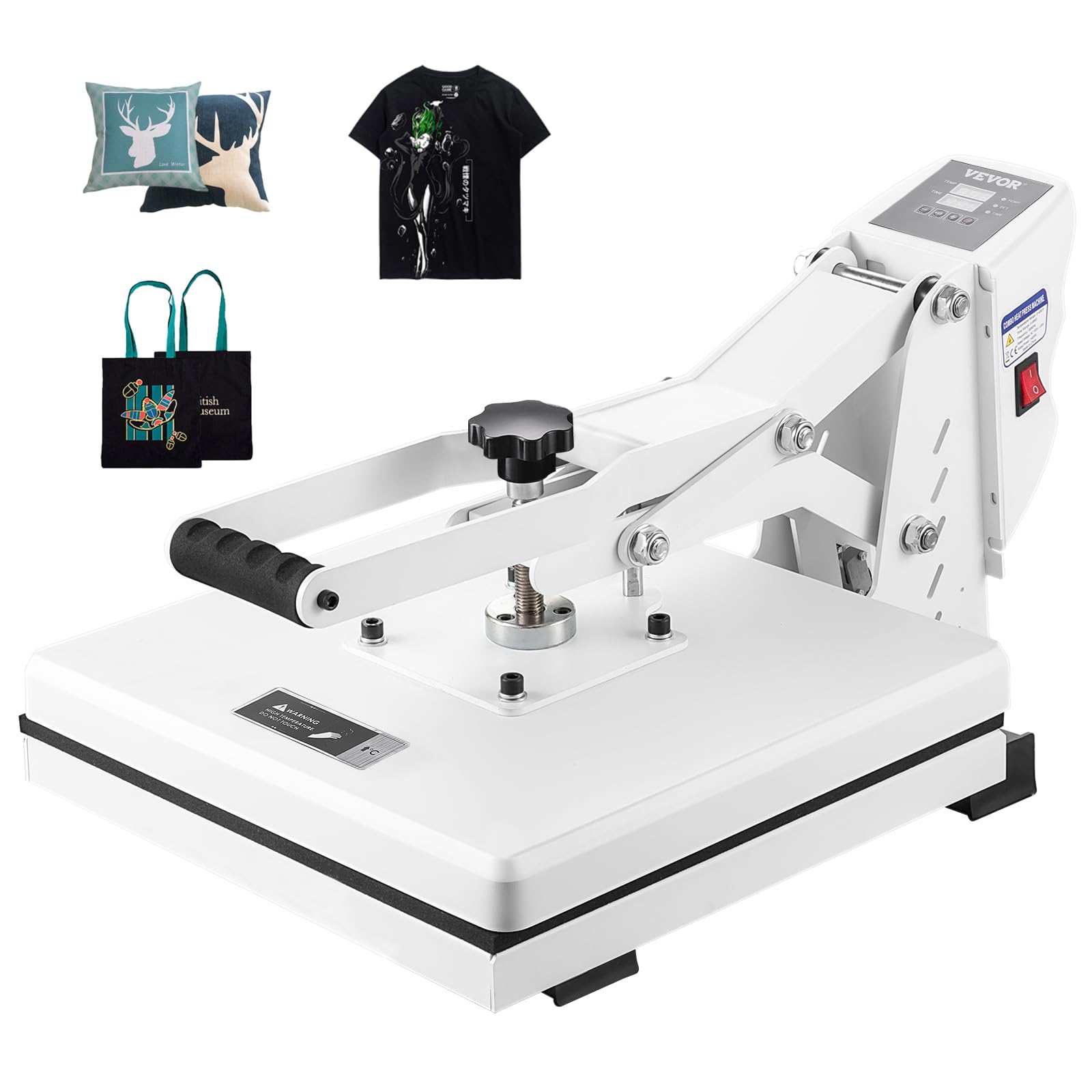 Foto 2 pulgar | Máquina De Prensa Térmica Heat Press Vevor 15x15 Para Camiseta Blanca - Venta Internacional.