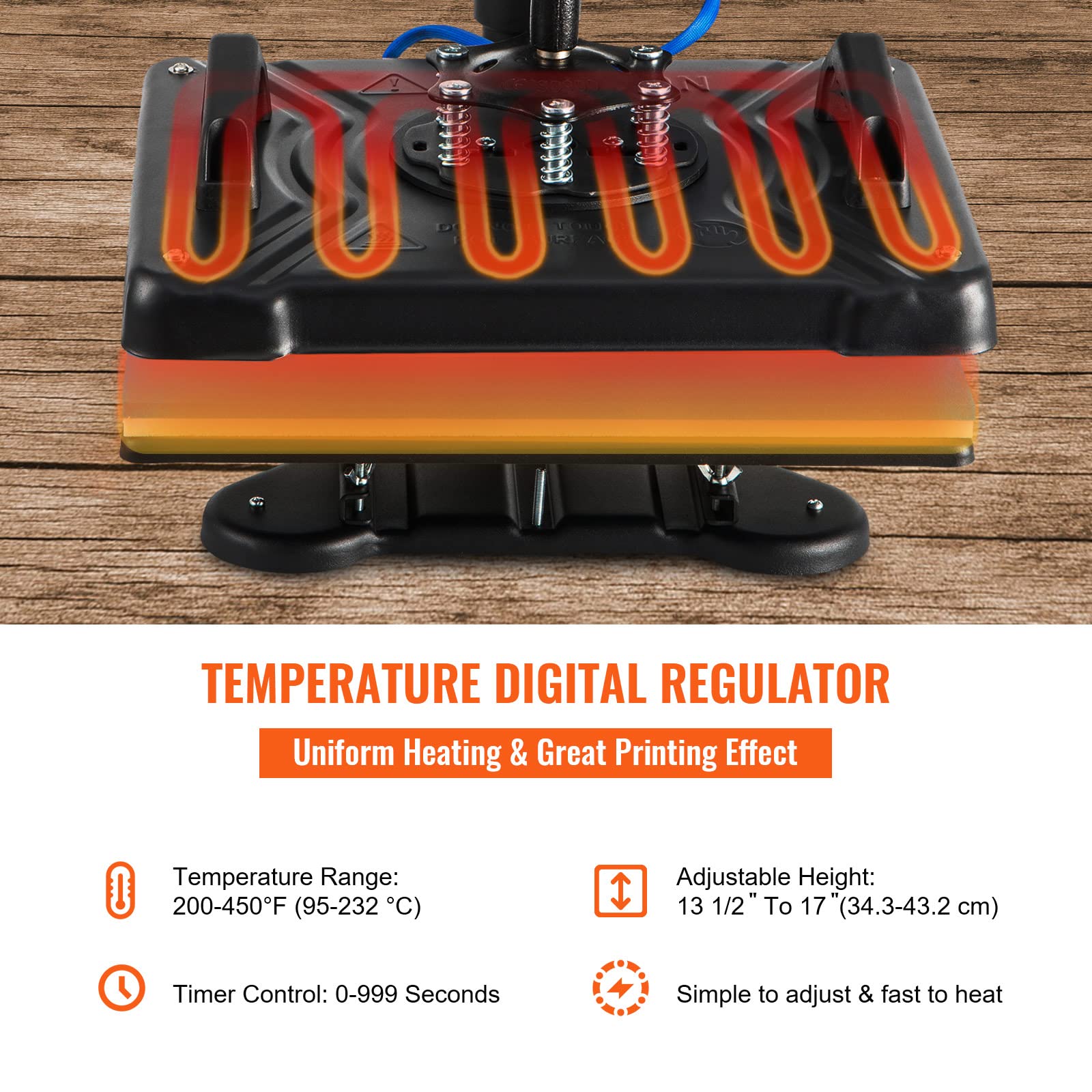 Foto 5 pulgar | Máquina De Prensado En Caliente Vevor 6 En 1 Combo De Sublimación 15x15 - Venta Internacional.