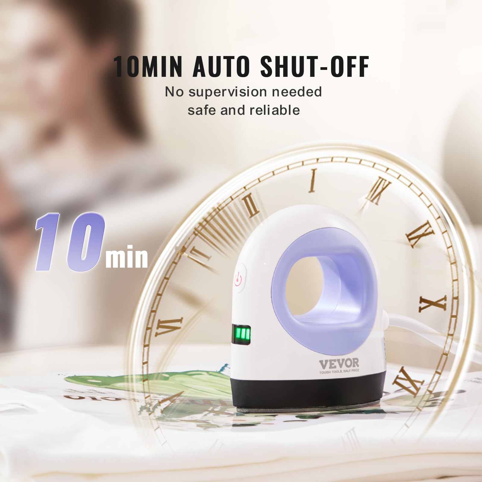Foto 6 pulgar | Máquina De Prensado En Caliente Vevor Mini Con 3 Ajustes De Calor Y Apagado Automático - Venta Internacional.