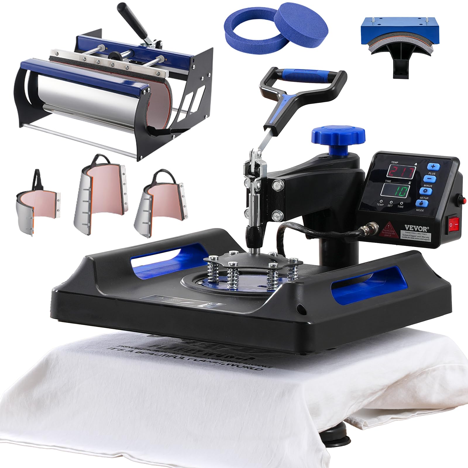 Foto 1 | Máquina De Prensa Térmica Vevor Pro 8 En 1 15x15 - Venta Internacional.