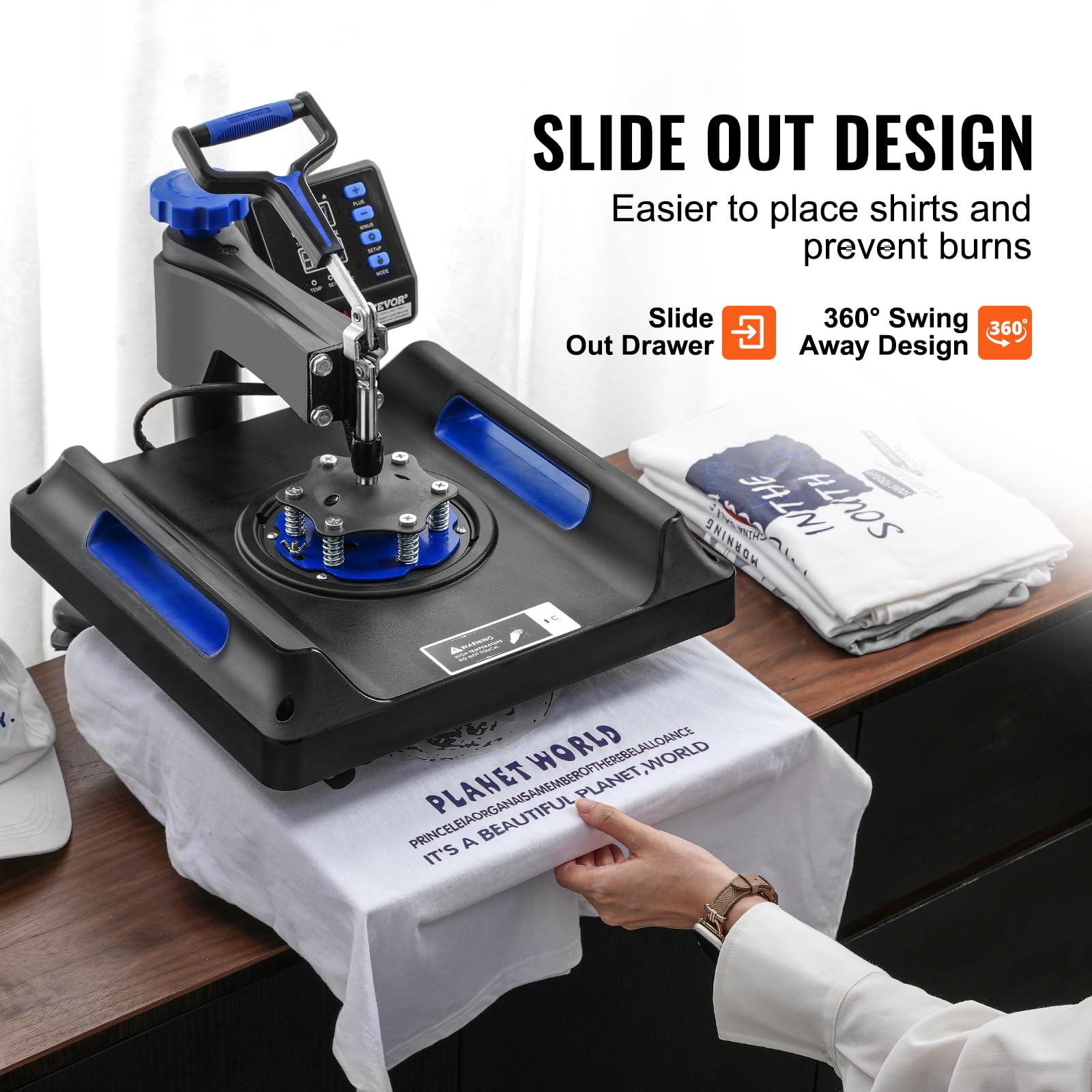 Foto 3 pulgar | Máquina De Prensa Térmica Vevor Pro 8 En 1 15x15 - Venta Internacional.