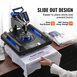 Foto 2 | Máquina De Prensa Térmica Vevor Pro 8 En 1 15x15 - Venta Internacional.