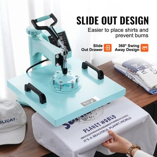 Foto 4 | Heat Press Vevor 5 En 1, 15 X 15 Pulgadas, Para Camiseta, Gorra, Sombrero Y Taza - Venta Internacional.