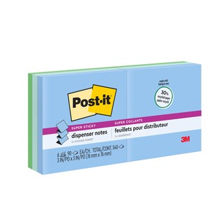 Foto 1 | Sticky Notes Post-it Super Sticky Post-it, 6 Cuadernos Desplegables De 3 X 3 Pulgadas - Venta Internacional.