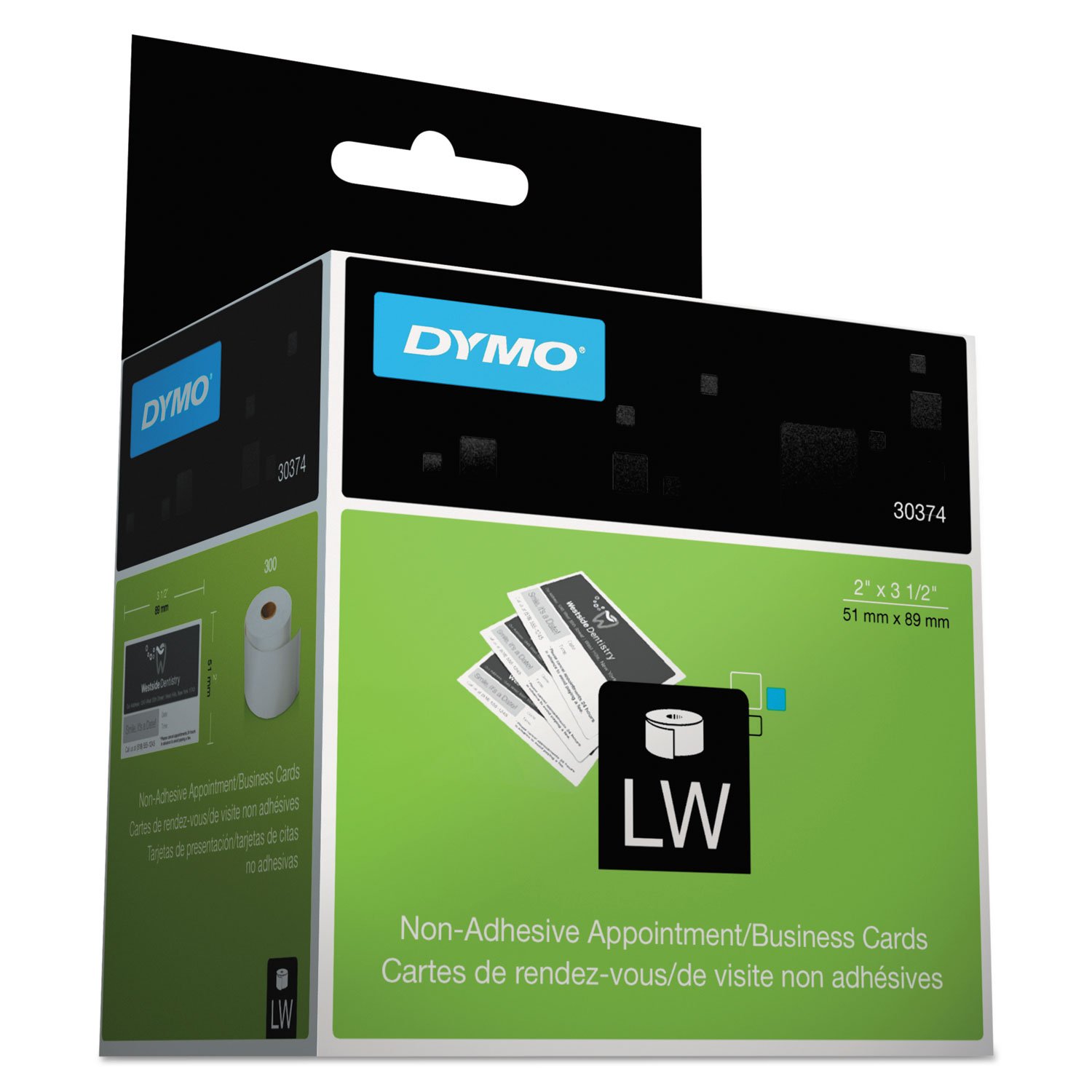 Foto 2 pulgar | Tarjetas De Negocios O Citas Labelwriter Dymo 30374, 2 X 3,5 Cm, 300 - Venta Internacional.