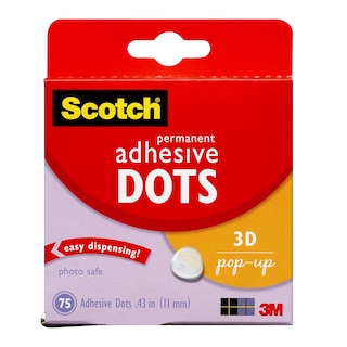 Foto 1 | Adhesive Dots Scotch Permanent, 75 Unidades, Para Hacer Tarjetas - Venta Internacional.