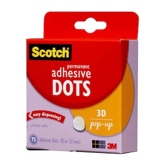 Foto 3 | Adhesive Dots Scotch Permanent, 75 Unidades, Para Hacer Tarjetas - Venta Internacional.