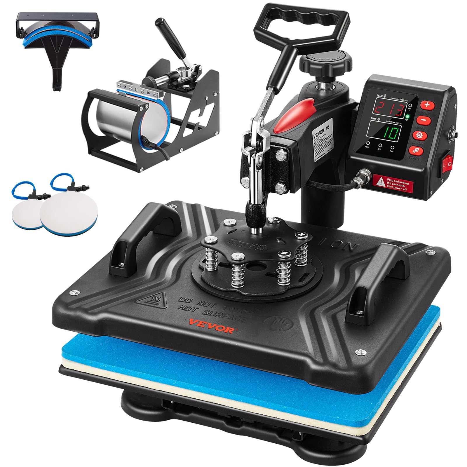Foto 1 | Máquina De Prensado Térmico Vevor 5 En 1 12x15 Cm Swing Away - Venta Internacional.