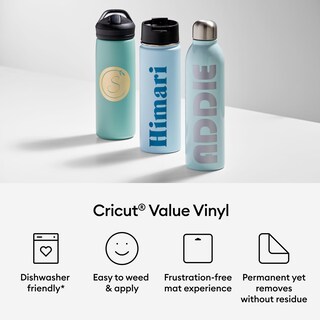 Foto 2 | Rollo De Vinilo Cricut Value Permanent Negro De 30,5 Cm X 10,6 M - Venta Internacional.