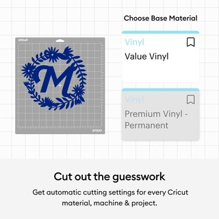 Foto 3 | Rollo De Vinilo Cricut Value Permanent Negro De 30,5 Cm X 10,6 M - Venta Internacional.