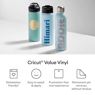 Foto 4 | Sampler Permanente De Vinilo Cricut Value Con Forma De Arcoíris De 100 Pies, 30,5 Cm X - Venta Internacional.