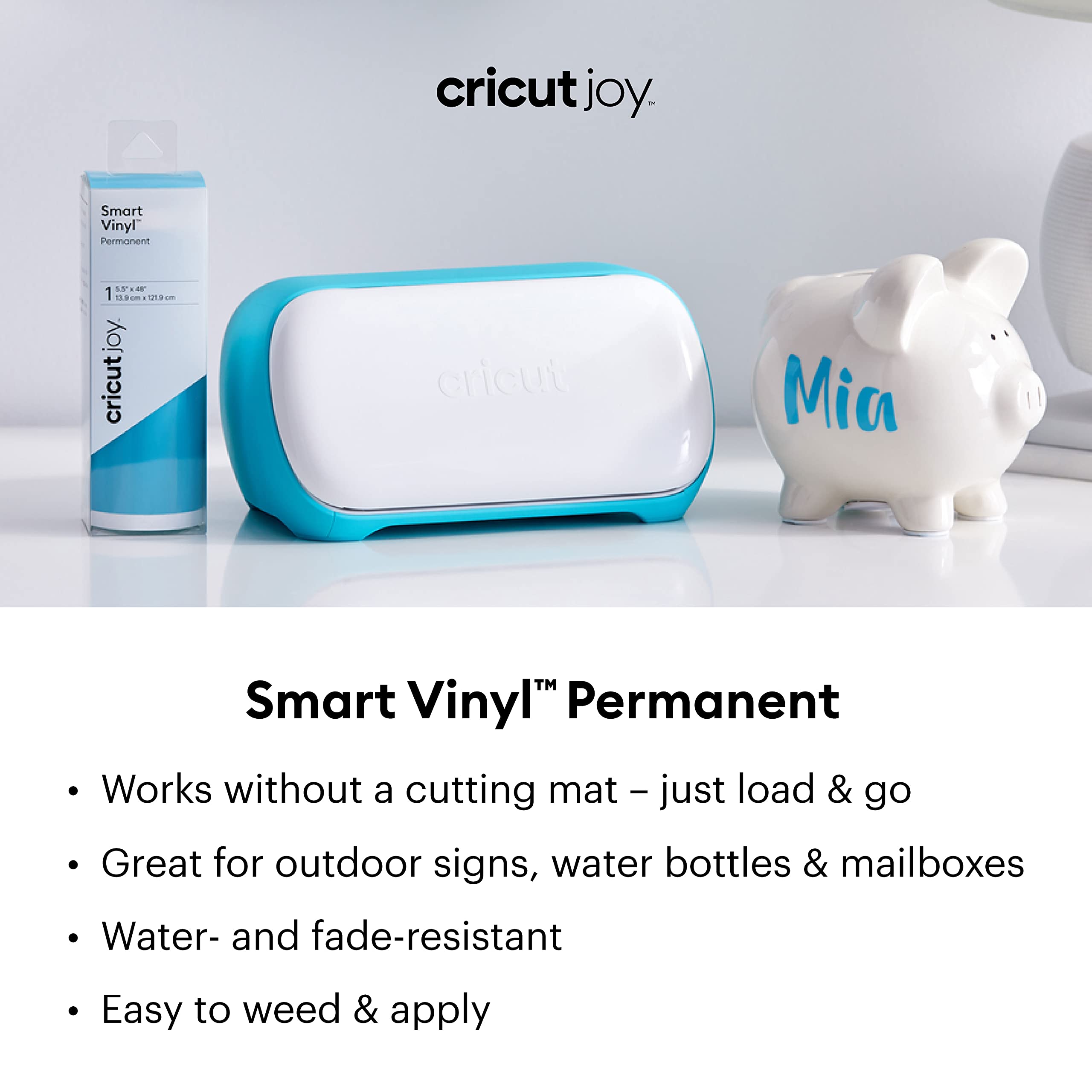Foto 3 pulgar | Vinyl Cricut Joy Smart, Adhesivo Permanente Negro, Paquete De 3 Unidades, 1,2 M - Venta Internacional.