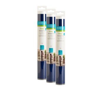 Foto 1 | Vinyl Cricut Premium Permanent Blue, Paquete De 3 Rollos De 1,2 M - Venta Internacional.