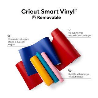 Foto 2 | Rollos Vinyl Cricut Smart, Extraíbles, Azules, De 3 Pies (13 X 36 Cm), Color Azul - Venta Internacional.