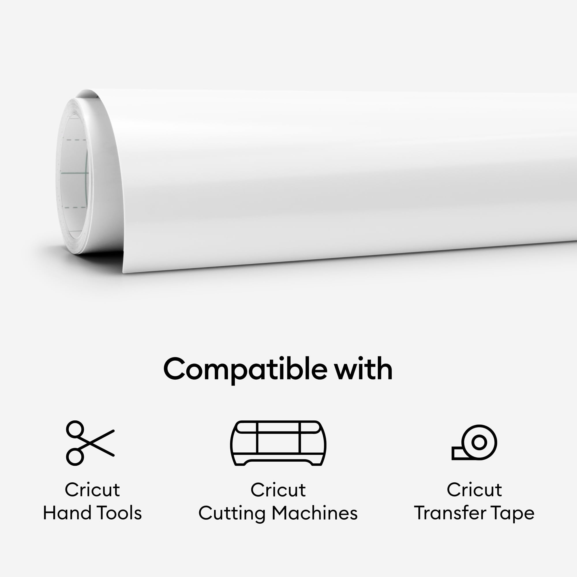 Foto 6 | Rollos De Vinilo Cricut Blancos Extraíbles De 3 Unidades De 4 Pies (30 X 120 Cm) - Venta Internacional.