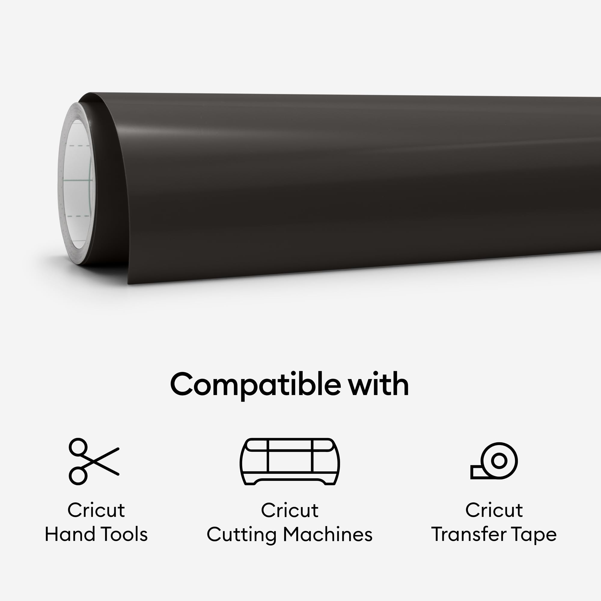 Foto 7 | Vinilo Cricut Premium, Permanente, Negro, 12 Pies (paquete De 3 Unidades De 4 Pies) - Venta Internacional.
