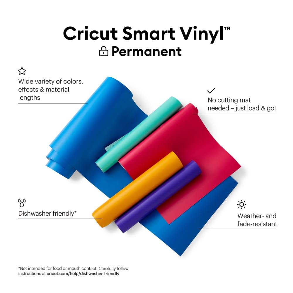 Foto 3 pulgar | Rollo De Vinilo Cricut Smart Permanent, 13 Pulgadas X 21 Pies, Negro - Venta Internacional.