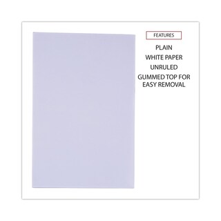 Foto 3 | Bloc De Notas Universal M9-35624, 10 Cm X 15 Cm, Sin Rayas, Blanco - Venta Internacional.