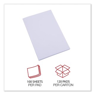 Foto 4 | Bloc De Notas Universal M9-35624, 10 Cm X 15 Cm, Sin Rayas, Blanco - Venta Internacional.