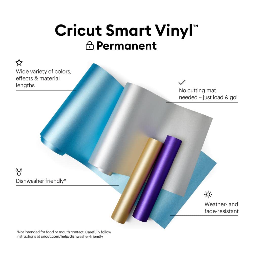 Foto 3 pulgar | Rollo De Vinilo Cricut Smart Permanent Shimmer Gold, 13 X 3,6 M - Venta Internacional.
