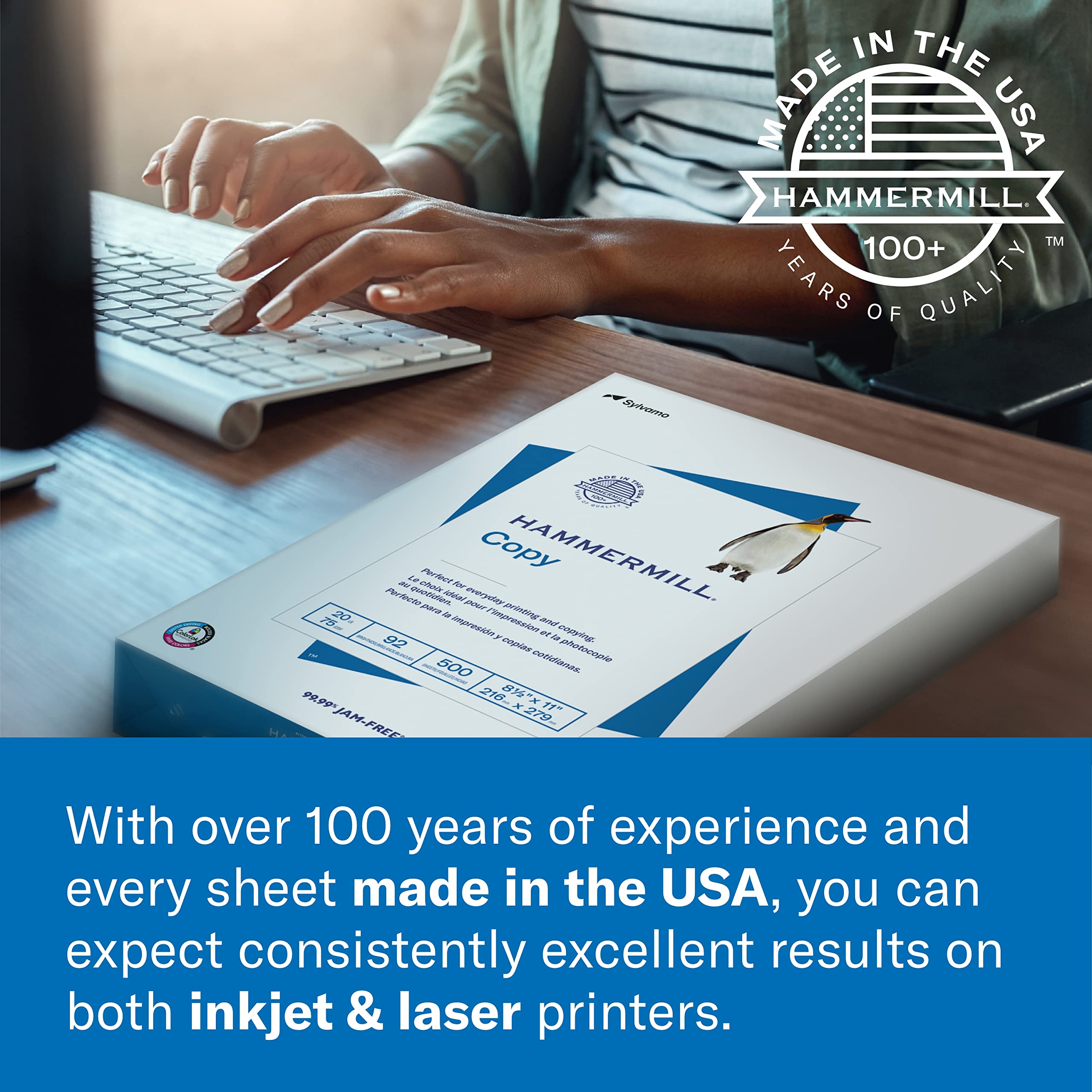 Foto 7 | Impresora Paper Hammermill, 20 Libras, 8,5 X 14, 1 Resma (500 Hojas) - Venta Internacional.