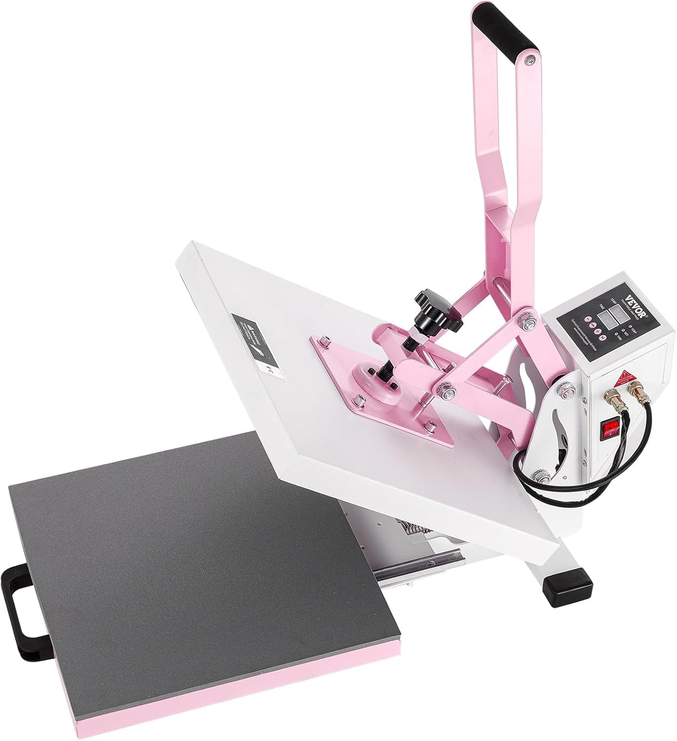 Foto 1 | Máquina De Prensado Térmico Vevor, 15 X 15 Cm, Digital, Para Camisetas, Color Rosa - Venta Internacional.