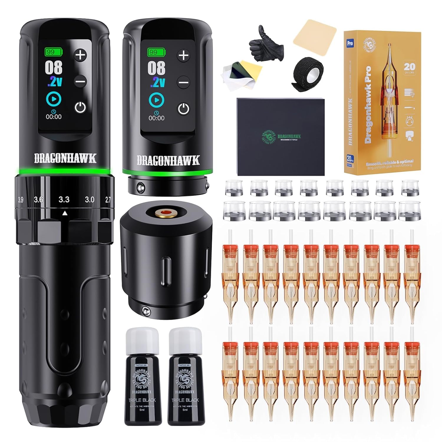 Foto 2 pulgar | Kit De Tatuaje Dragonhawk L3, Máquina De Bolígrafo De Tatuaje Inalámbrico/con Cordón - Venta Internacional.
