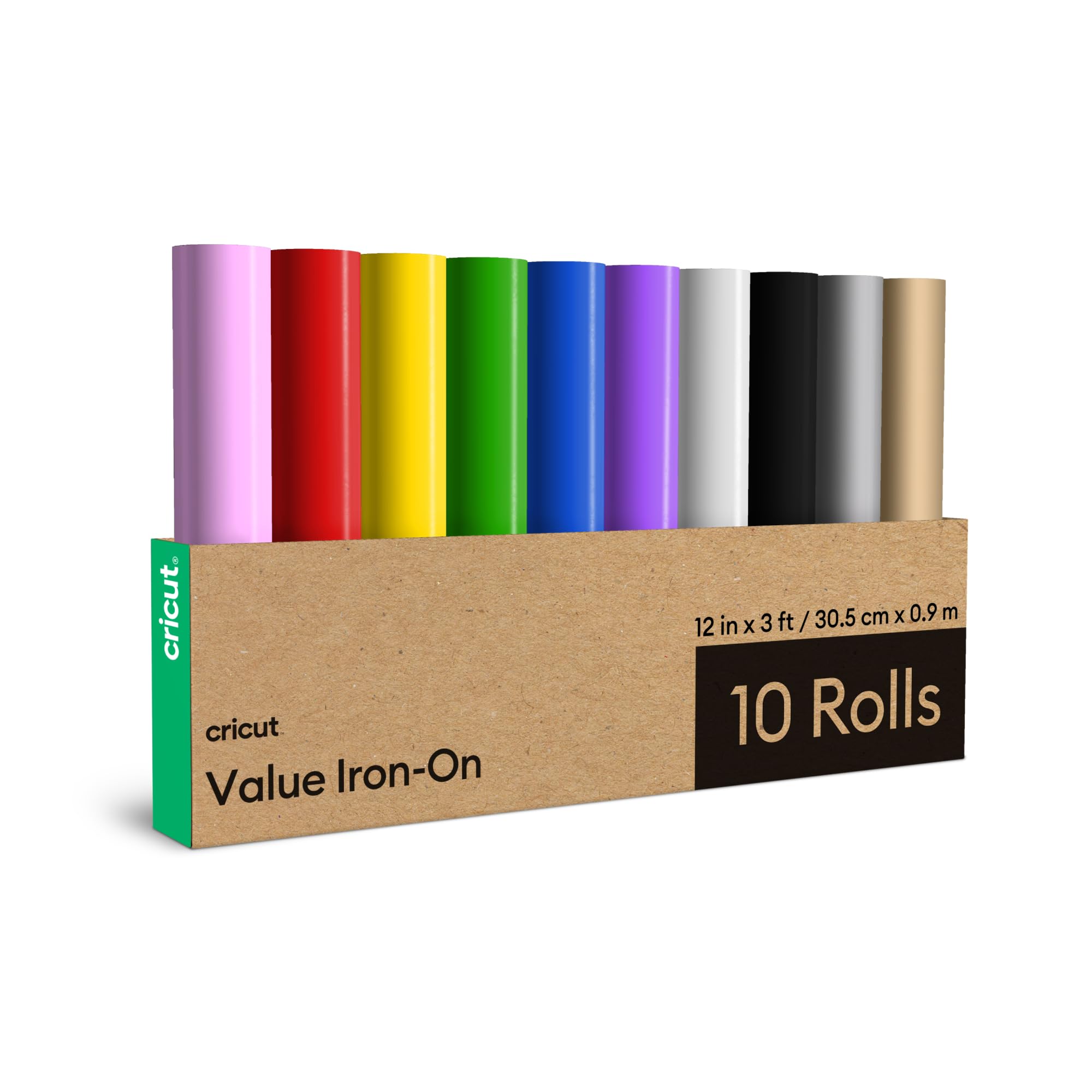 Foto 2 pulgar | Vinilo Termoadhesivo Cricut Value Iron-on Rainbow, 10 Rollos - Venta Internacional.