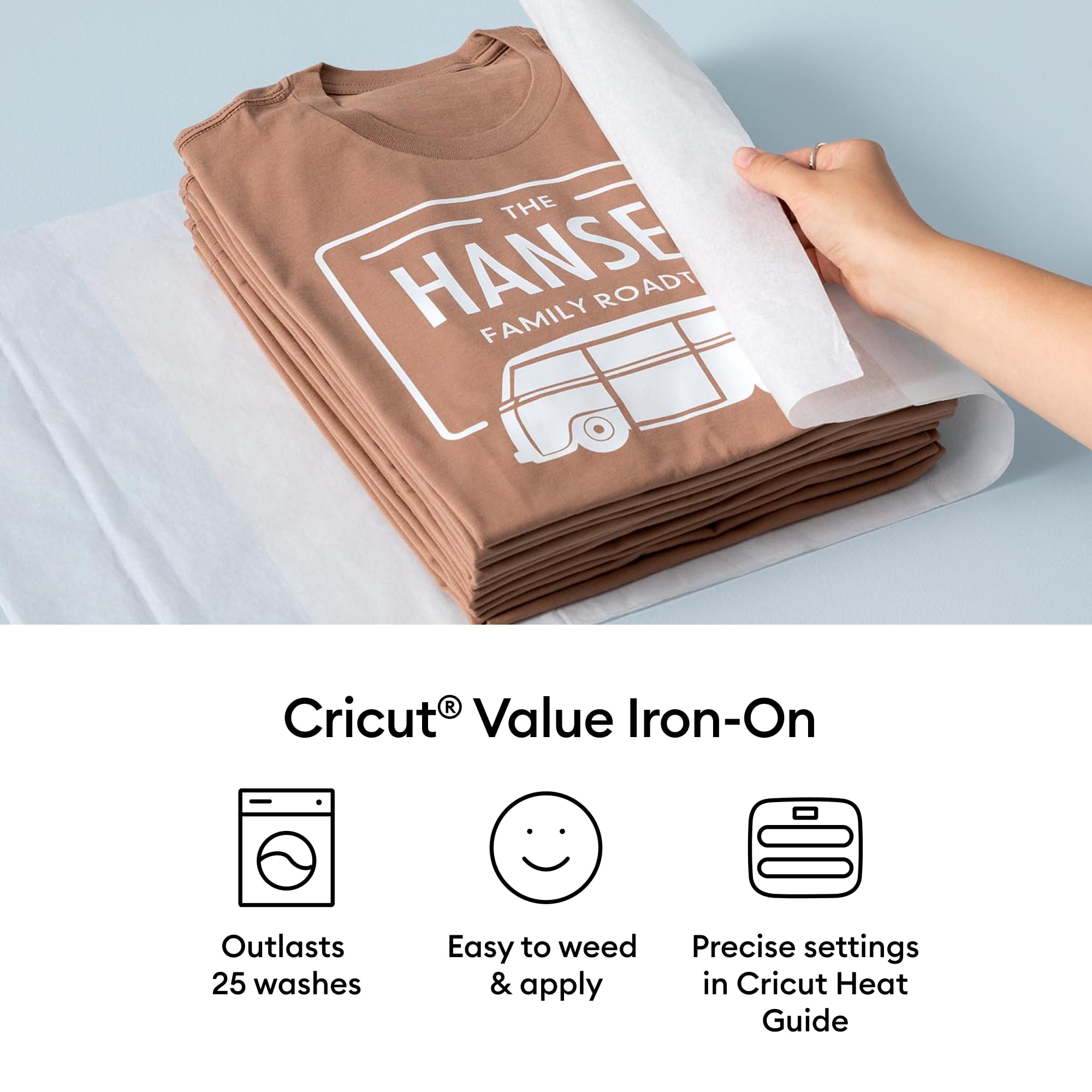 Foto 4 pulgar | Vinilo Termoadhesivo Cricut Value Iron-on Rainbow, 10 Rollos - Venta Internacional.