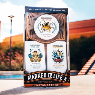 Foto 7 | Kit De Cuidado De Tatuajes Billy Jealousy Marked Iv Life Con Cuidado Posterior - Venta Internacional.