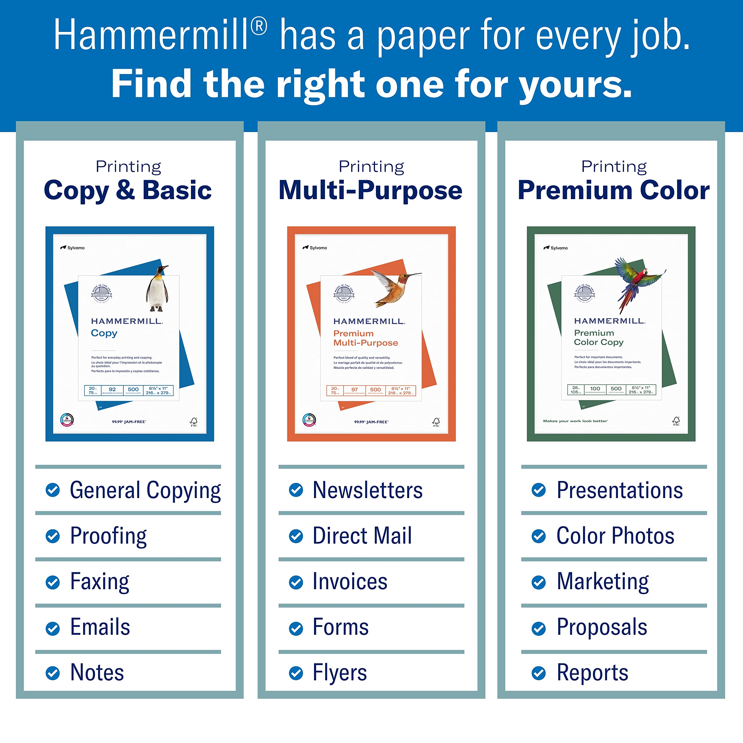 Foto 4 pulgar | Impresora Paper Hammermill, Copia De 20 Libras, 8,5 X 11, 3 Resmas, 1500 Hojas - Venta Internacional.