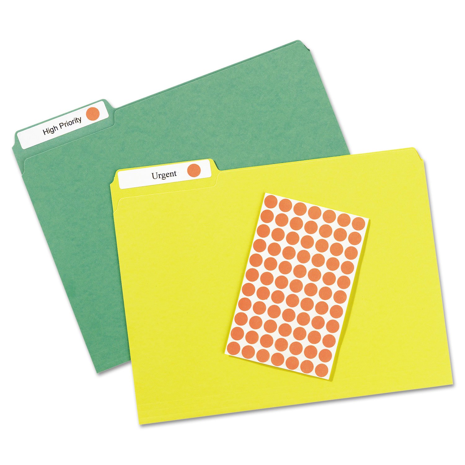 Foto 2 | Etiquetas De Codificación Por Colores Avery, Naranja Neón, 1,3 Cm, Redondas, 840/pk - Venta Internacional.