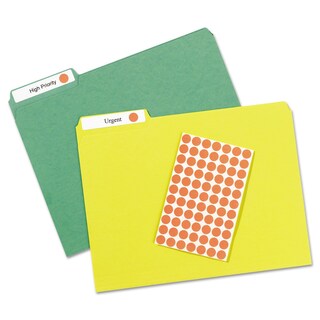 Foto 2 | Etiquetas De Codificación Por Colores Avery, Naranja Neón, 1,3 Cm, Redondas, 840/pk - Venta Internacional.