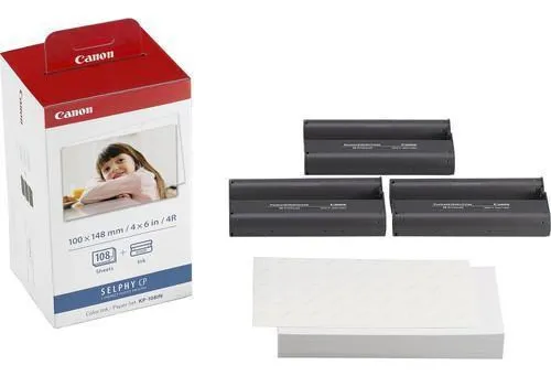 Foto 2 | Kit De Cartucho Y Papel Fotográfico Canon 10 Piezas Tamaño 4x6