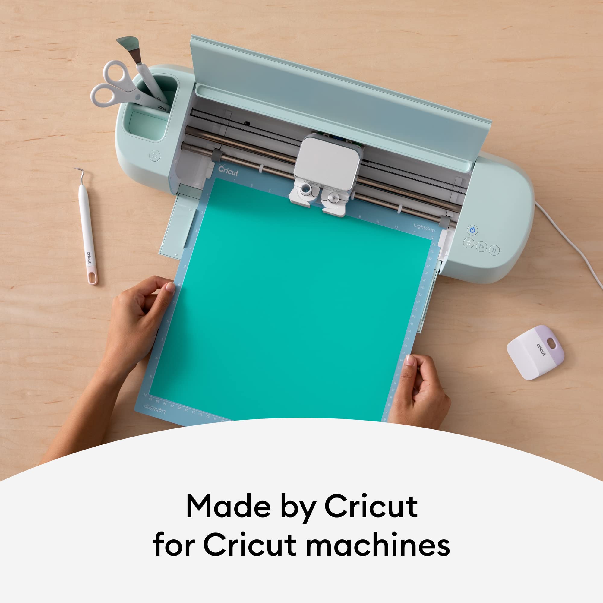 Foto 4 | Vinilo Cricut Premium Extraíble, Color Verde Azulado, 30,48 Cm X 4,57 M - Venta Internacional.