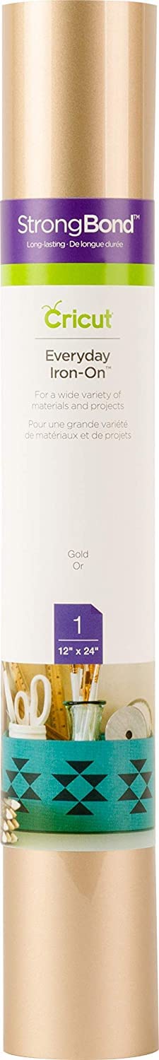 Foto 1 | Vinilo Termoadhesivo Cricut Everyday Gold De 30 Cm X 60 Cm Para Camisetas - Venta Internacional.