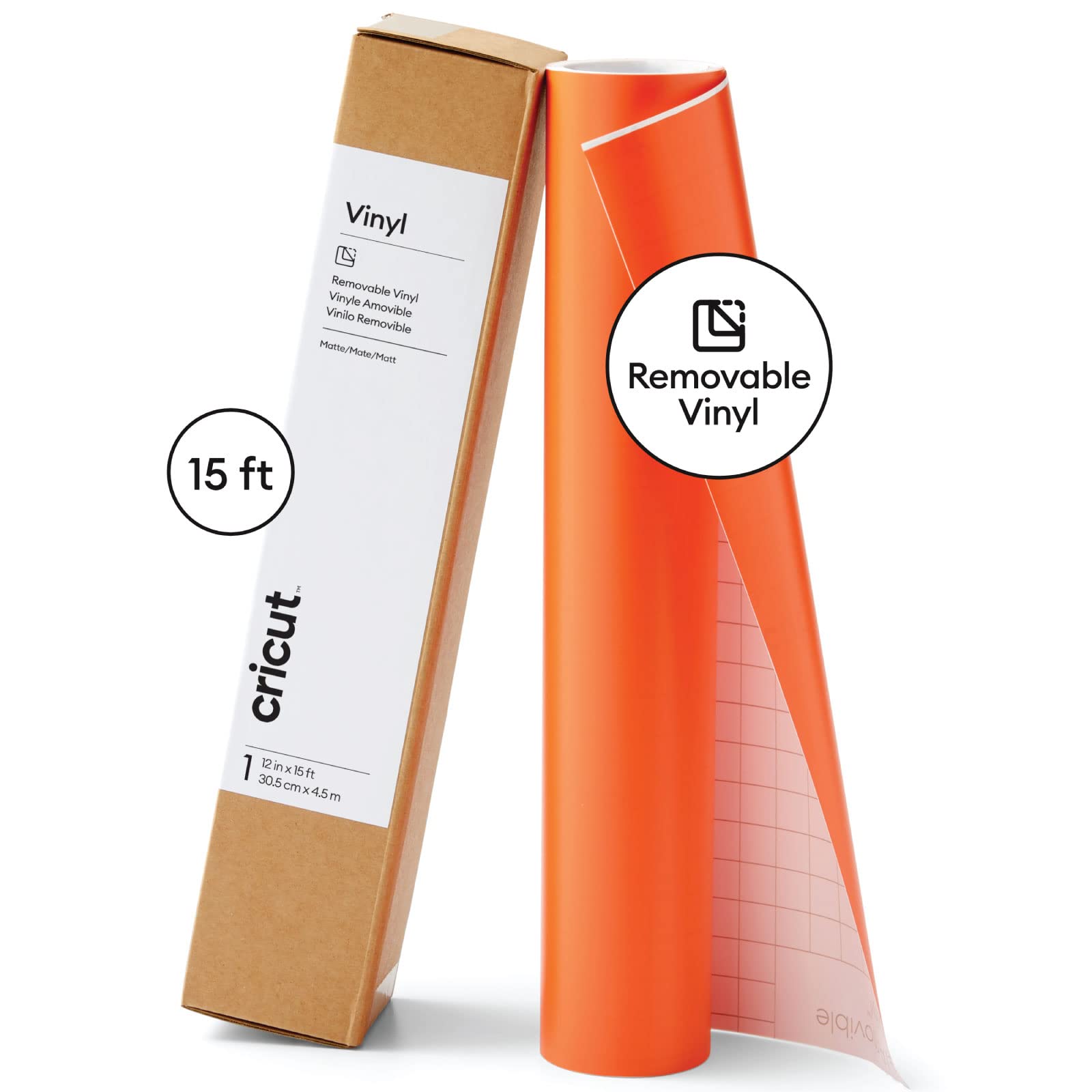 Foto 3 | Vinilo Cricut Premium Extraíble Naranja De 30,48 Cm X 4,57 M - Venta Internacional.