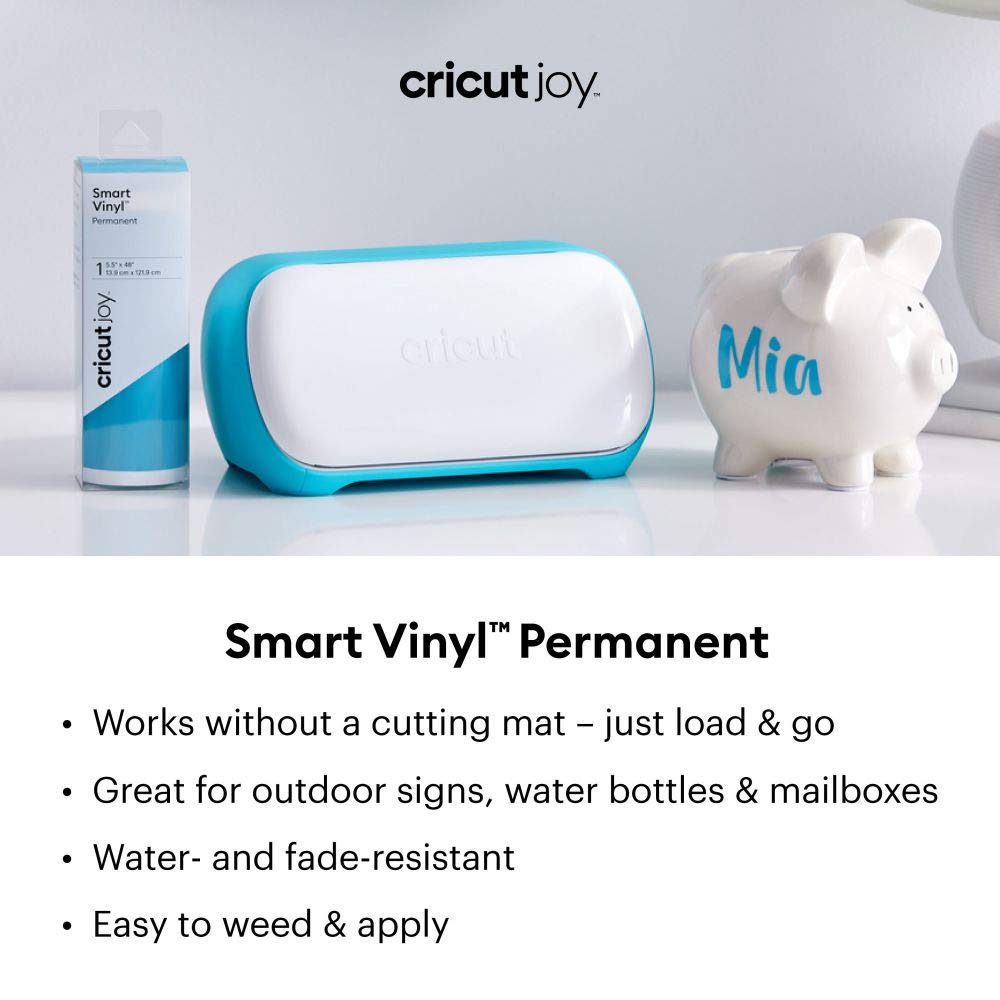 Foto 3 pulgar | Rollo De Vinilo Cricut Joy Smart Permanent Blanco De 6,35 Cm X 7,32 M - Venta Internacional.