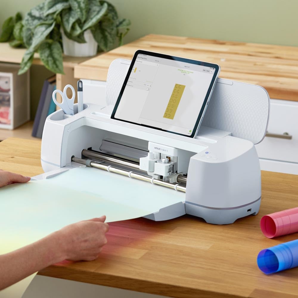 Foto 4 pulgar | Vinilo Iron On Cricut Smart, Holográfico, Azul, 13 Pulgadas X 9 Pies - Venta Internacional.