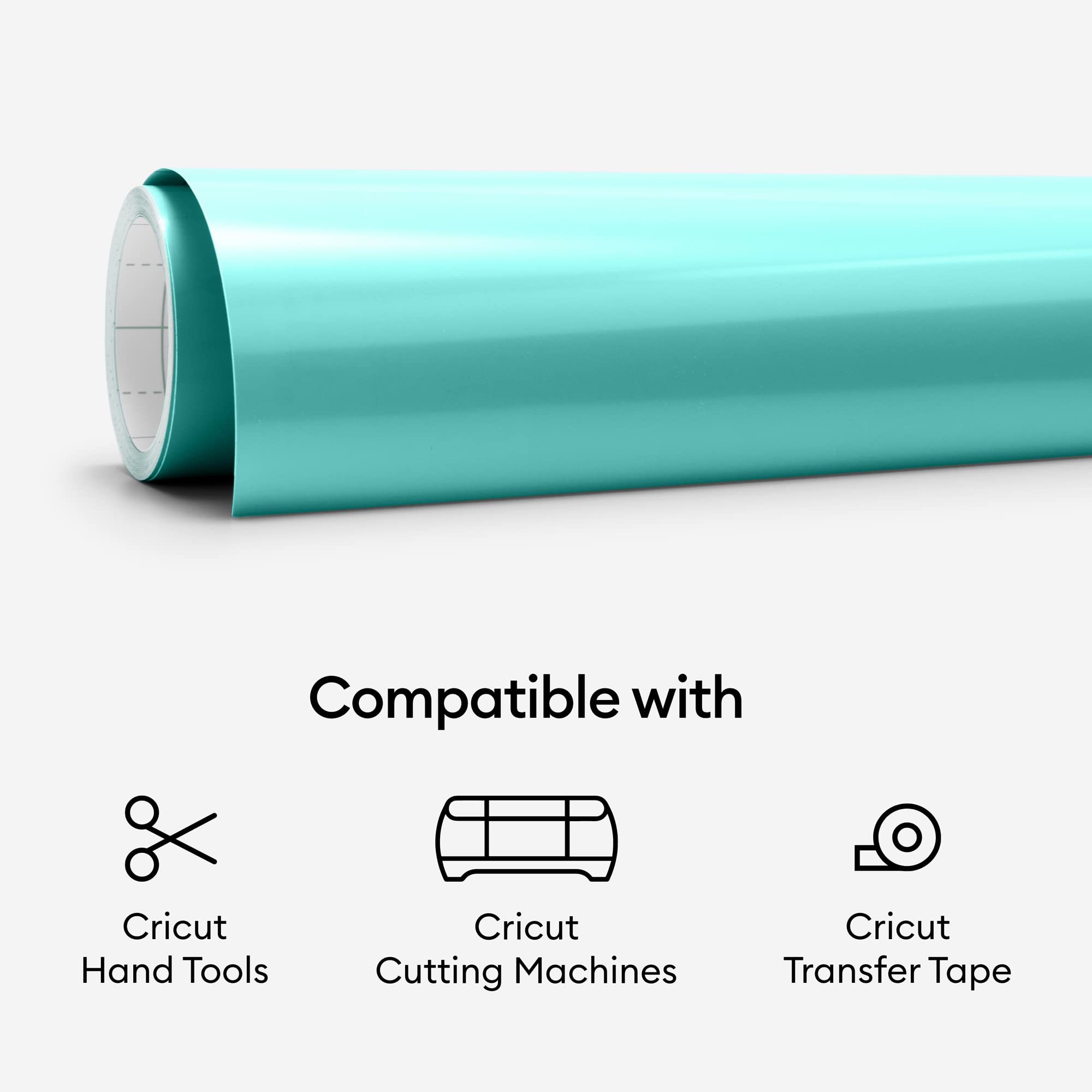 Foto 6 | Rollo De Vinilo Cricut Premium Permanent De 30,48 Cm X 4,57 M, Color Azul Claro - Venta Internacional.
