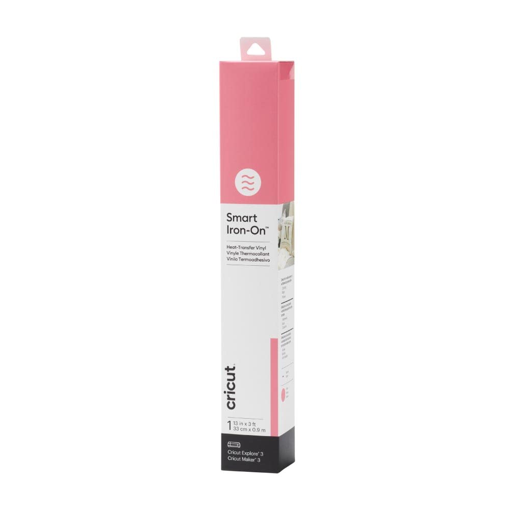 Foto 1 | Vinilo De Transferencia De Calor Cricut Smart Iron On, Rollo Rosa De 3 Pies - Venta Internacional.