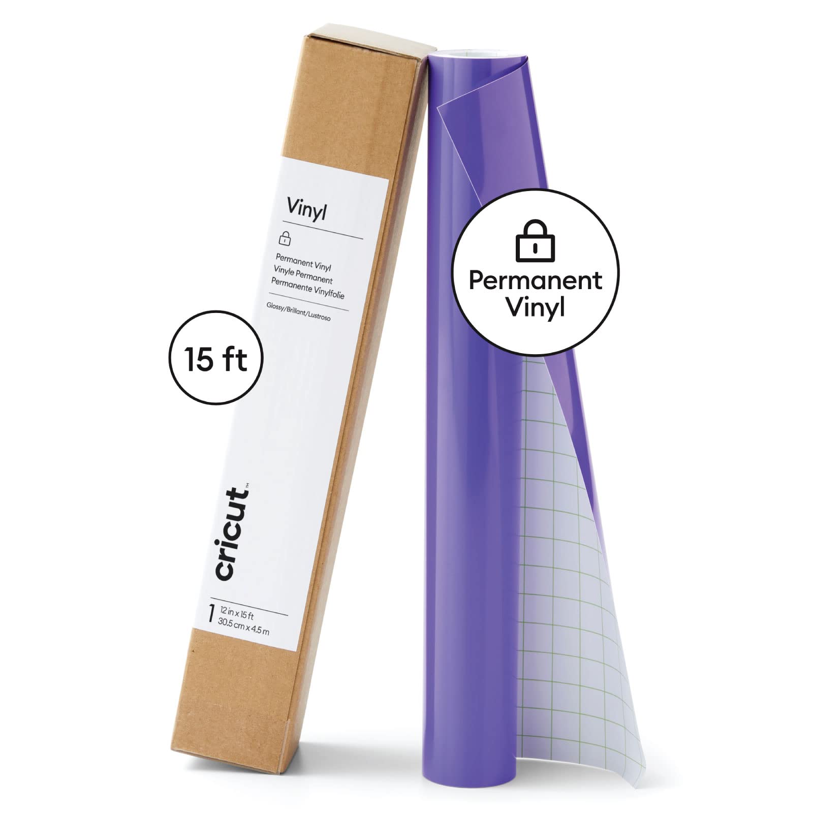 Foto 4 pulgar | Rollo De Vinilo Cricut Premium Permanent De 30,48 Cm X 4,57 M, Color Morado - Venta Internacional.