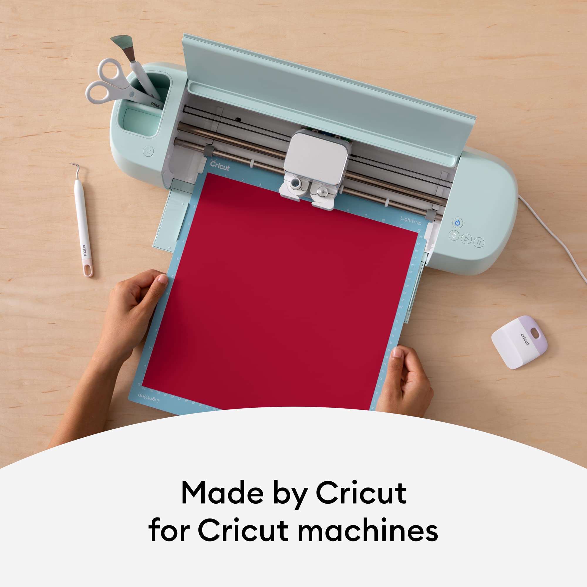 Foto 5 pulgar | Vinilo De Transferencia De Calor Cricut Smart Iron On Rojo, Paquete De 3 - Venta Internacional.