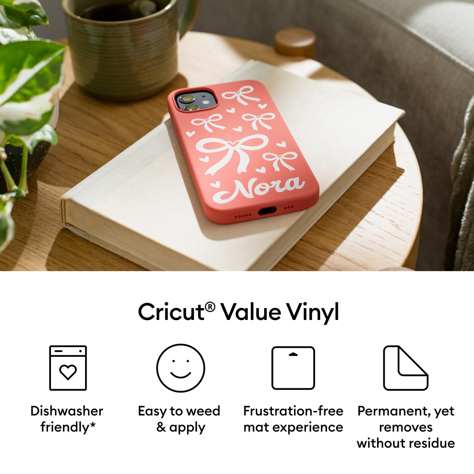 Foto 4 pulgar | Rollo De Vinilo Cricut Value, Permanente, Rojo Mate, 30,5 Cm X 6,1 M - Venta Internacional.