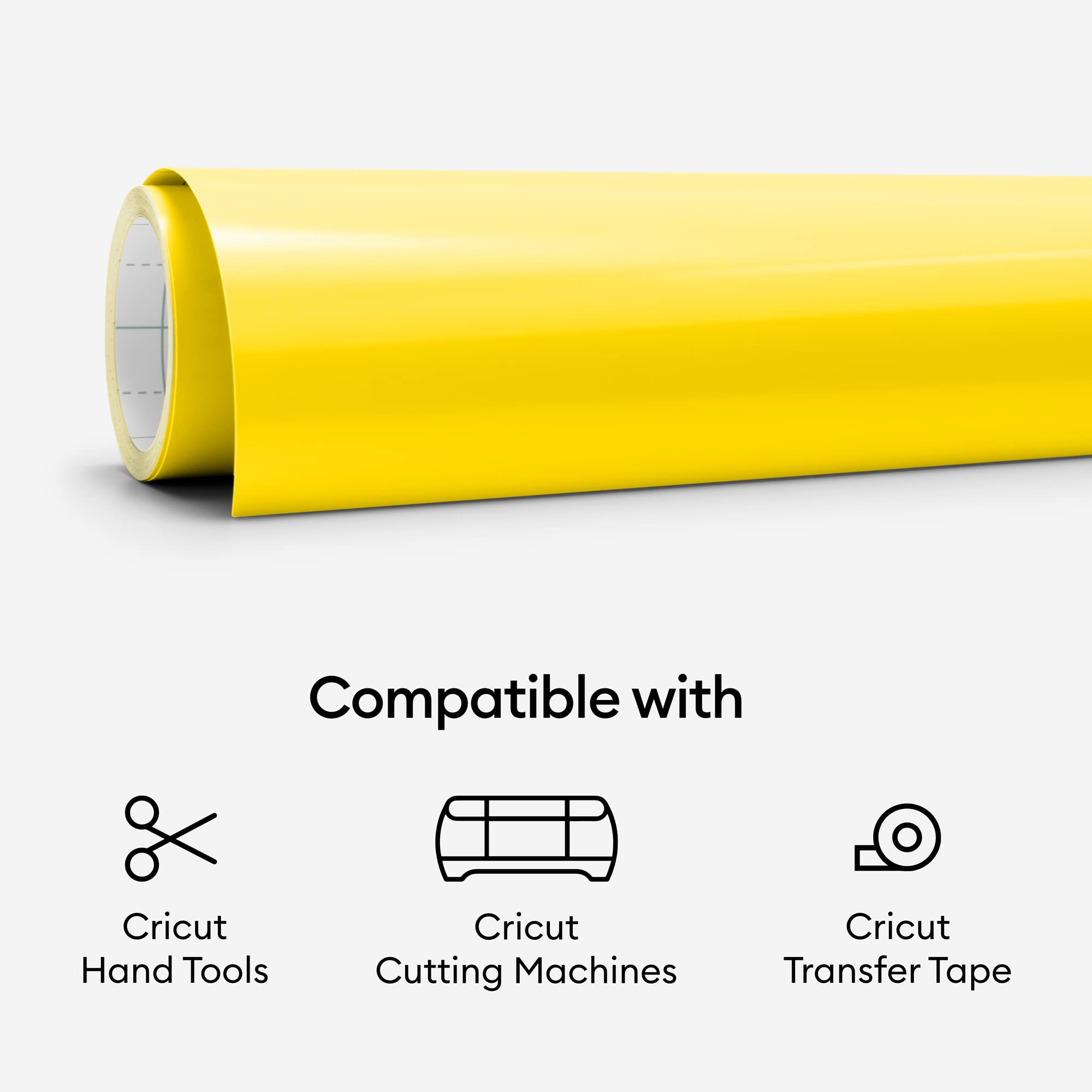 Foto 6 | Rollo De Vinilo Cricut Premium Permanent De 30,48 Cm X 4,57 M, Color Amarillo Piedra - Venta Internacional.