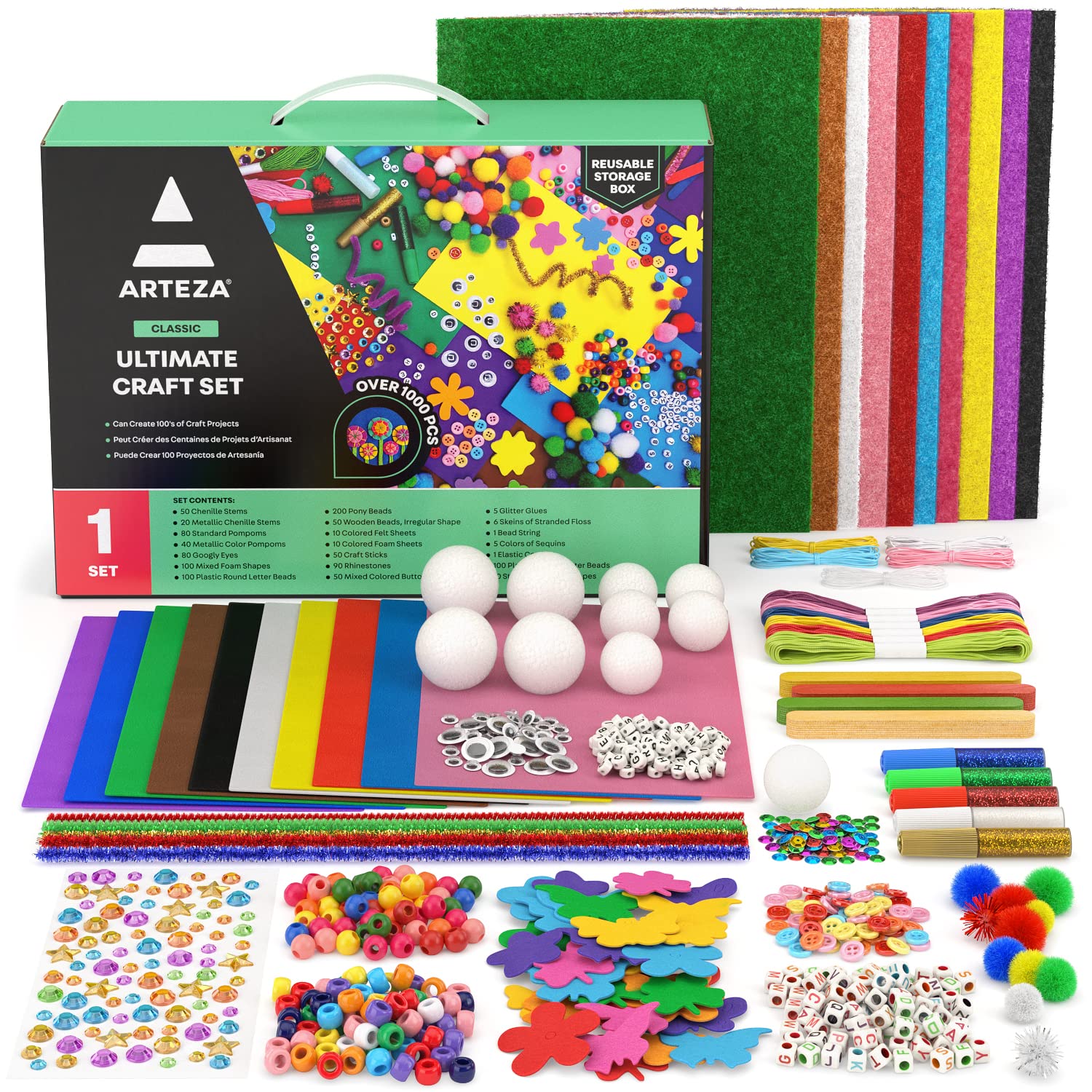 Foto 2 pulgar | Kit De Manualidades Arteza Ultimate Con Más De 1000 Piezas Para Manualidades Y Bricolaje - Venta Internacional.