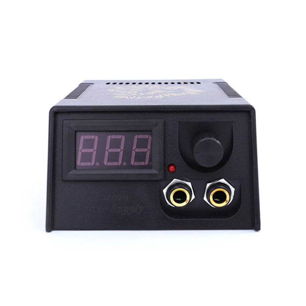 Foto 1 | Fuente De Alimentación Para Tatuajes  Fuente De Lcd  Portátil  Profesional  Negra - Venta Internacional.