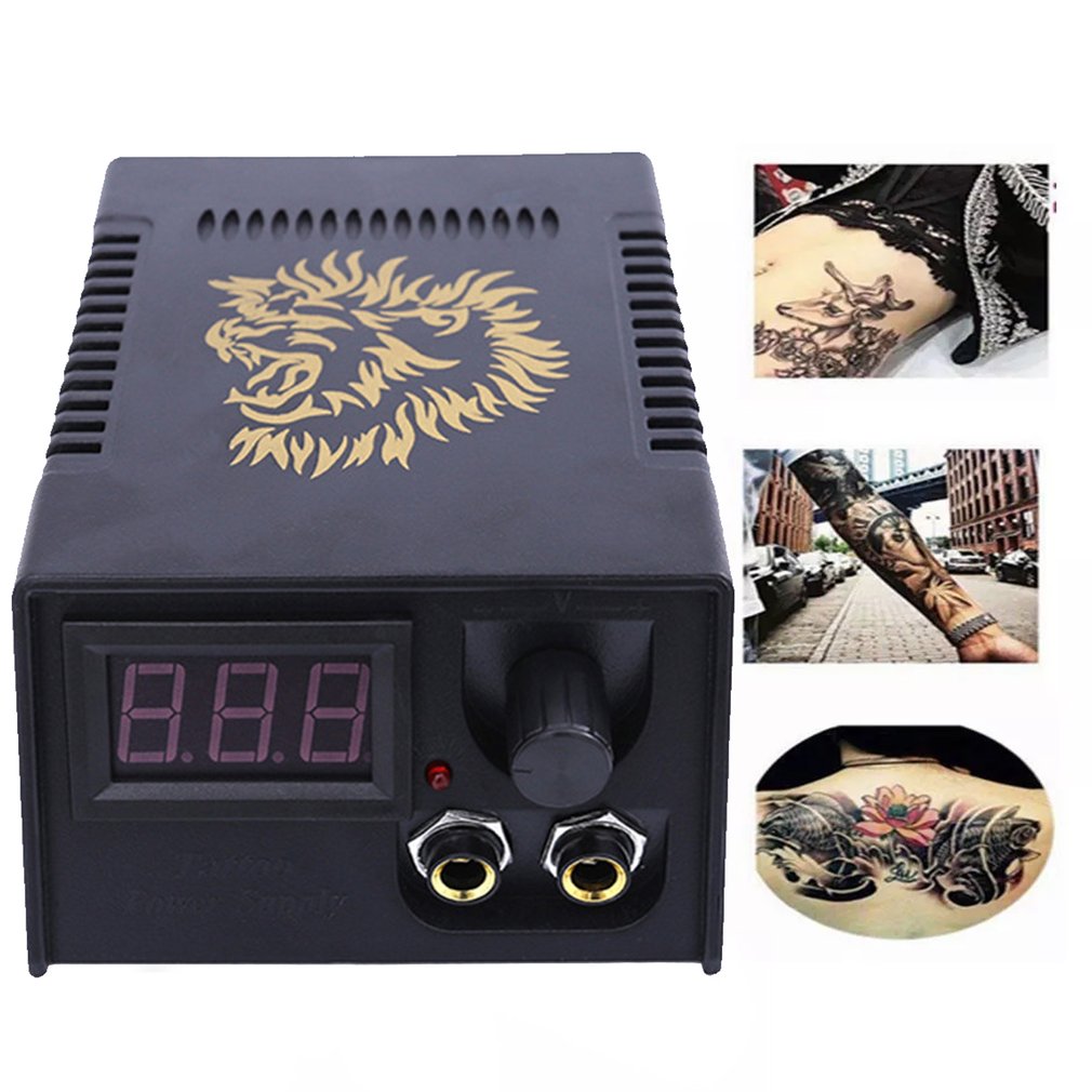 Foto 4 pulgar | Fuente De Alimentación Para Tatuajes  Fuente De Lcd  Portátil  Profesional  Negra - Venta Internacional.