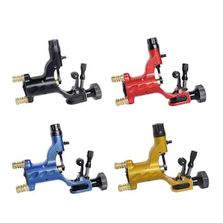 Foto 4 | Kit De Máquina De Tatuaje Joint Starter Rotary Motor Pistola Roja 110v - Venta Internacional.